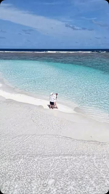 White sand and clear turquoise shallows